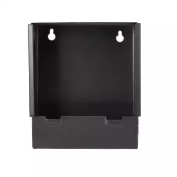 Flache Metallgeschossfalle broń.pl K-14-3 14x14 cm, 1,25 mm, schwarz, Wandhalterung oder Sockel