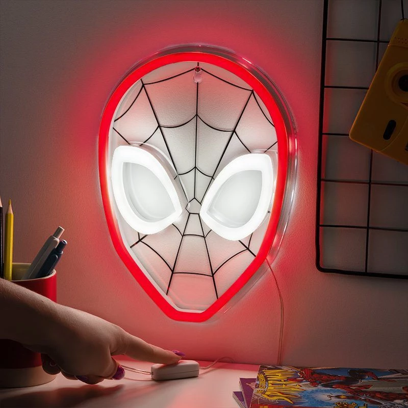 Paladone Spiderman Wandmontierbares LED-Neonlicht