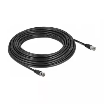 Koaxialkabel DeLOCK 80086 15m BNC Schwarz