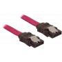 SATA-Kabel LOGON TAKA100MET 1 m SATA 7-polig Schwarz Rot