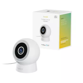 Hombli Intelligente Außenkamera, Compact Cam 2K, Weiß