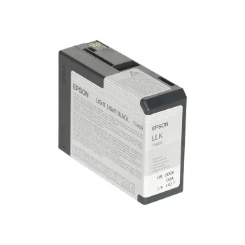 Epson Singlepack Light Light Black T580900, Hell helles Schwarz, Pigmenttinte, 80 ml, 1 Stück