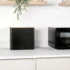 Brotdosen-Set Salter BW129001EU7 Schwarz 4-teilig – Vorratsbehälter für Brot und Backwaren