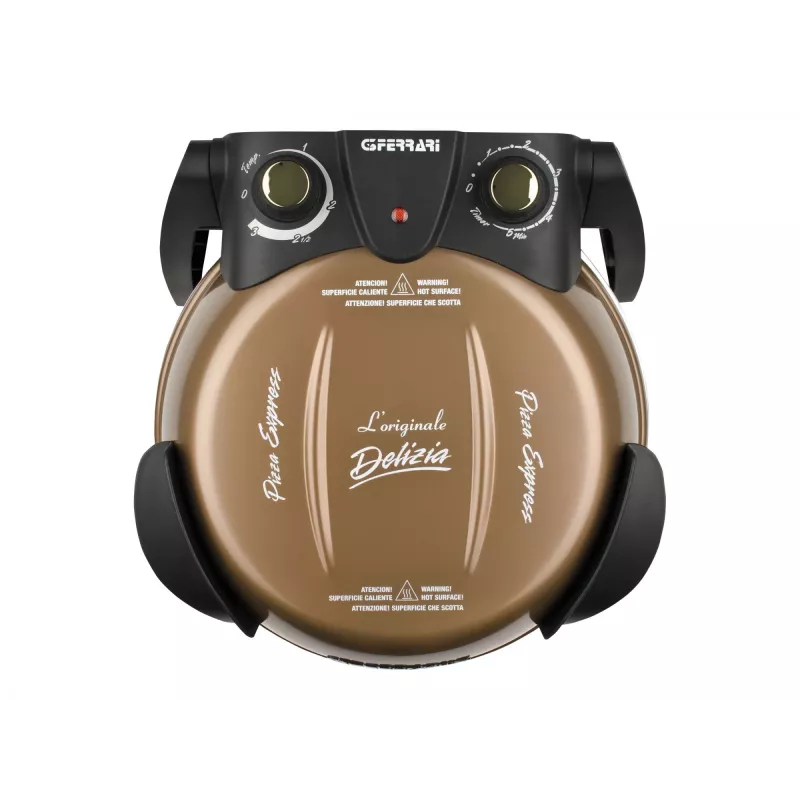 Pizzamaker G3 Ferrari Delizia 1 Pizza 1200W Schwarz Bronze
