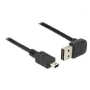 USB-Kabel DeLOCK 1 m USB 2.0-A auf Mini-USB B Schwarz