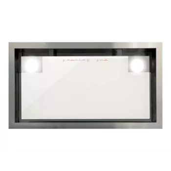 CATA Haube GC DUAL A 45 XGWH Wandhaube, Energieeffizienzklasse A, Breite 45 cm, 820 m3/h, Touch-Steuerung, LED, Weißglas