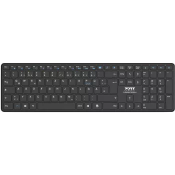 Port Designs 900903-R-DE Bluetooth QWERTZ Deutsch Schwarz