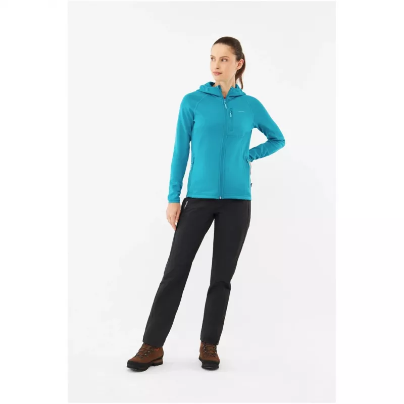 Hoodie Viking Jukon Lady S, Damen-Midlayer-Hoodie, Grasgrün, Polartec, Größe S