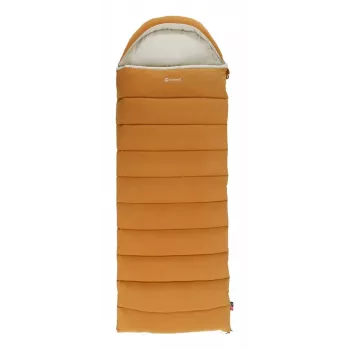 Schlafsack Outwell 230506 halbrechteckig für Erwachsene, 2300×850 mm, max. Körpergröße 195 cm, Baumwolle/Nylon/Polyester (recycelt), gelb
