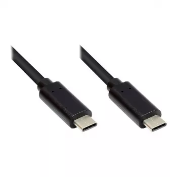 Good Connections GC-M0112 - 0,5 m - USB C - USB C - USB 3.2 Gen 1 (3.1 Gen 1) - 5000 Mbit/s - Schwarz