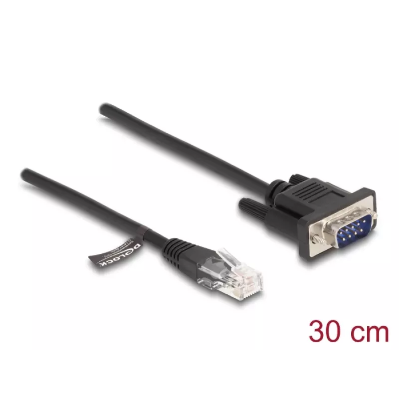Netzwerkkabel DeLOCK 88008 Schwarz 0,3 m RJ-45