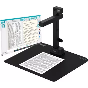 A3-Dokumentenscanner I.R.I.S. 462992 — 32 MP CMOS, max. Scan 420×297 mm, 4608×3456 px, USB, schwarz, 1,15 kg