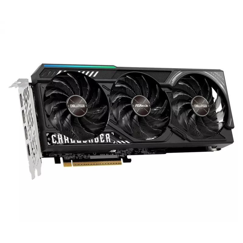 Grafikkarte ASRock Challenger Radeon RX 9070 XT — 16 GB GDDR6, 256-Bit, PCIe 5.0, 3-Lüfter-Aktivkühlung