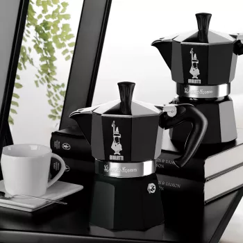 Bialetti Moka Express Moka-Kanne Schwarz