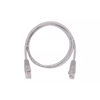LAN-Patchkabel Extralink Cat5e UTP 1 m, RJ-45 auf RJ-45, grau