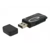 Kartenleser DeLOCK Mini USB 2.0 mit SD- und Micro-SD-Steckplatz