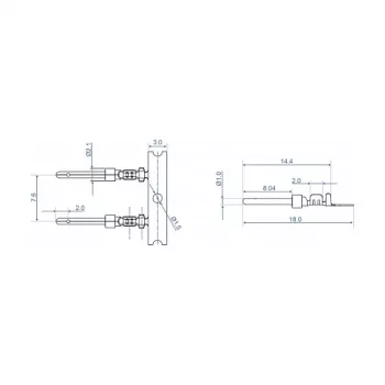 Crimpkontakte für D-Sub-Stecker DeLOCK 66726