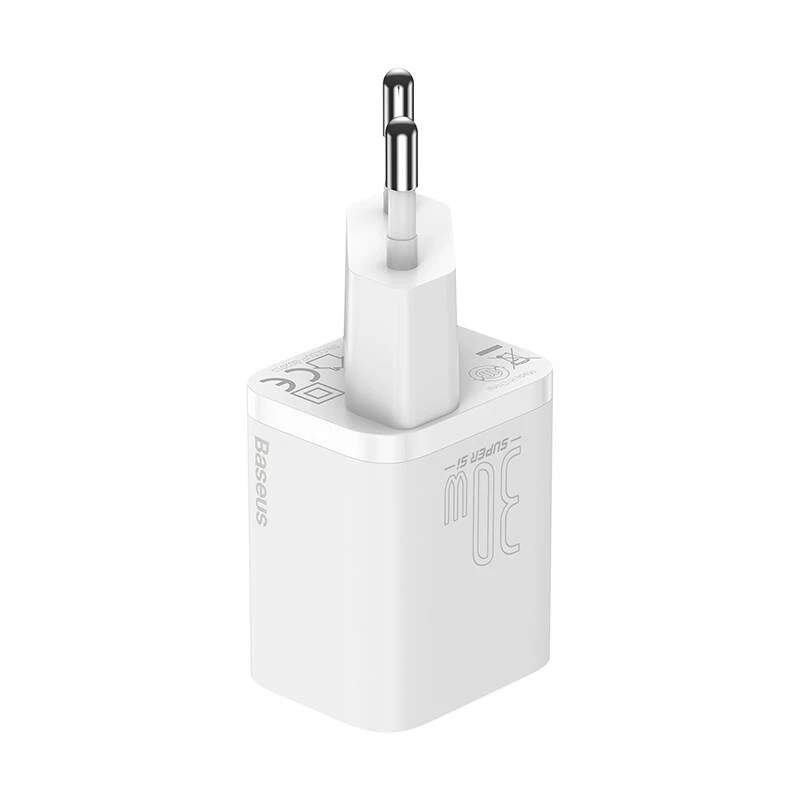 Baseus CCSUP-J02 Mobiles Gerät Ladegerät Universal Weiß AC Schnellladen