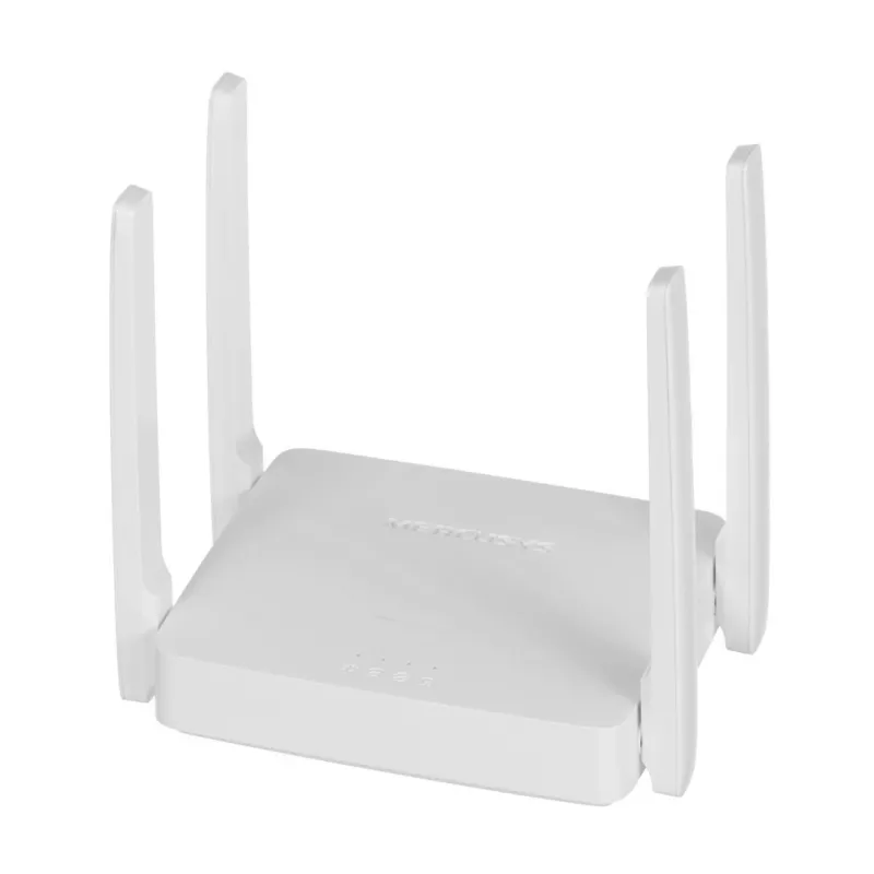 Tischrouter MERCUSYS AC10 Dualband 2,4/5 GHz Wi‑Fi 5, 4 externe Antennen, 1x Fast Ethernet (WAN/LAN)