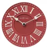 NeXtime Uhr 5187ro London Tisch, Ø16 cm, Wand, Rot/Weiß