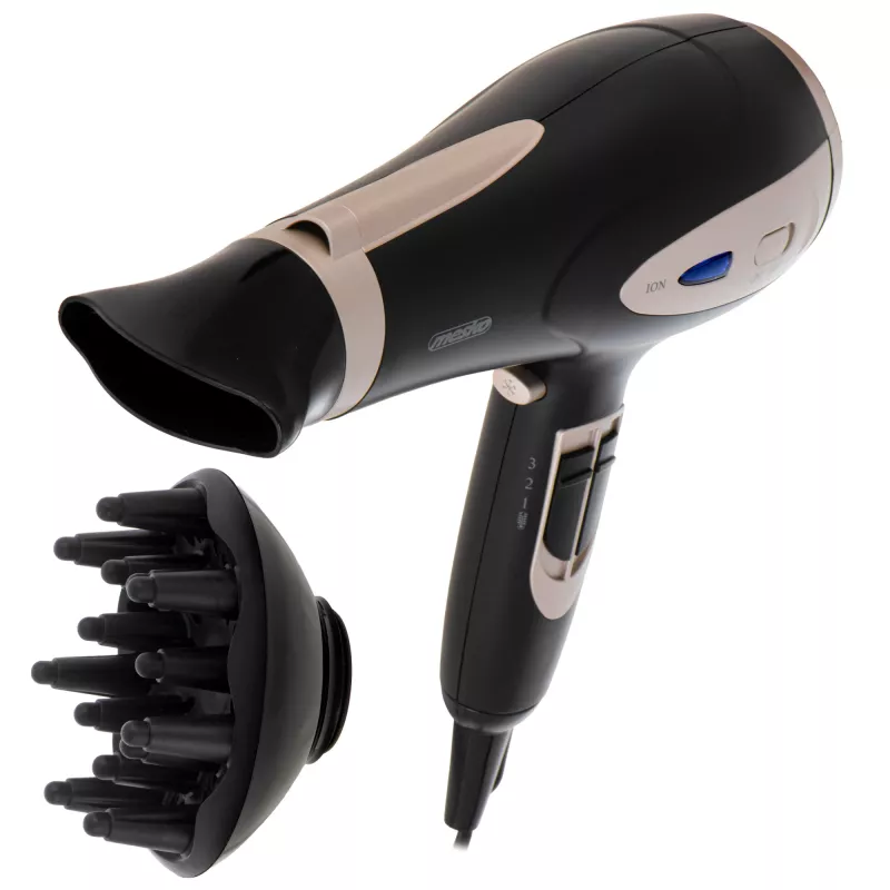 Adler Mesko MS 2287 Haartrockner 2400 W Schwarz, Champagner