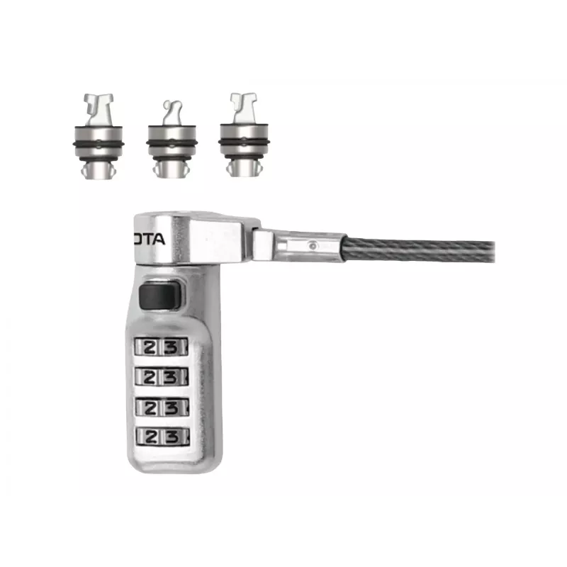 Kabelschloss DICOTA D31717 Schwarz 2 m