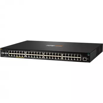 HPE - Aruba Series - Switch - 2930F 48G PoE+ 4SFP - L3 - Managed - 48 x 10/100/1000 (PoE+) + 4 x Gigabit SFP (Uplink) rack-montierbar PoE+ (740 W)