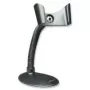 Manhattan Handheld-Barcode-Scanner-Ständer, Schwanenhals mit Basis, geeignet für Tisch- oder Wandmontage, Schwarz, Lebenslange Garantie