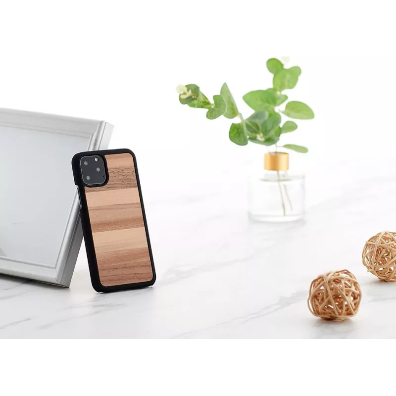 Smartphone-Hülle man and wood für iPhone 11 Pro – Farbe Schwarz Sand, Schutzhülle