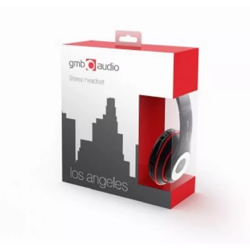 HEADSET LOS ANGELES BLACK/MHS-LAX-B GEMBIRD
