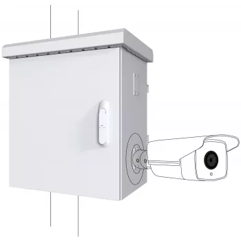 Lanview RCCTV004 Rack-Schrank 0U Weiß