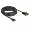 Videokabel-Adapter DeLOCK 85656 5 m HDMI Typ A DVI Schwarz