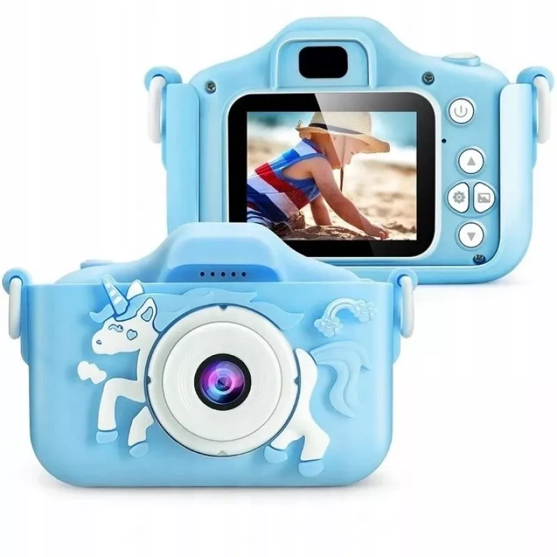 Extralink Kinderkamera H29 Single Blau, 1080P 30fps, 2.0 Display Digitalkamera