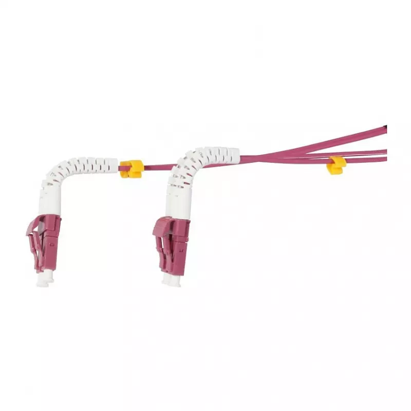 Synergy 21 LWL-2-Faser-Patchk. 3mtr.LC-LC 50/125um OM4 AD 2mm flexible Knickschutztülle - Multimode-Faser - 3 m