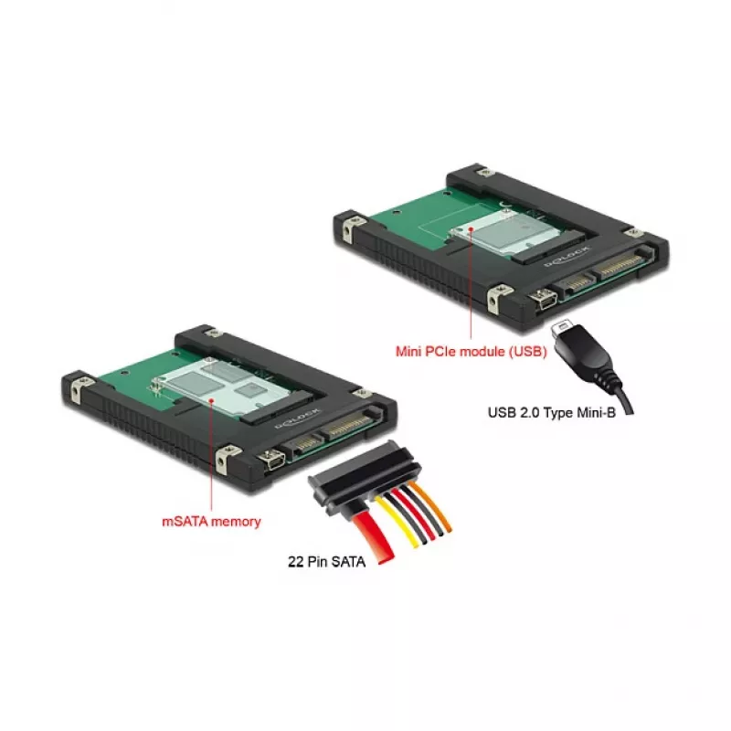 Interner SATA USB 2.0 Adapter DeLOCK 62853