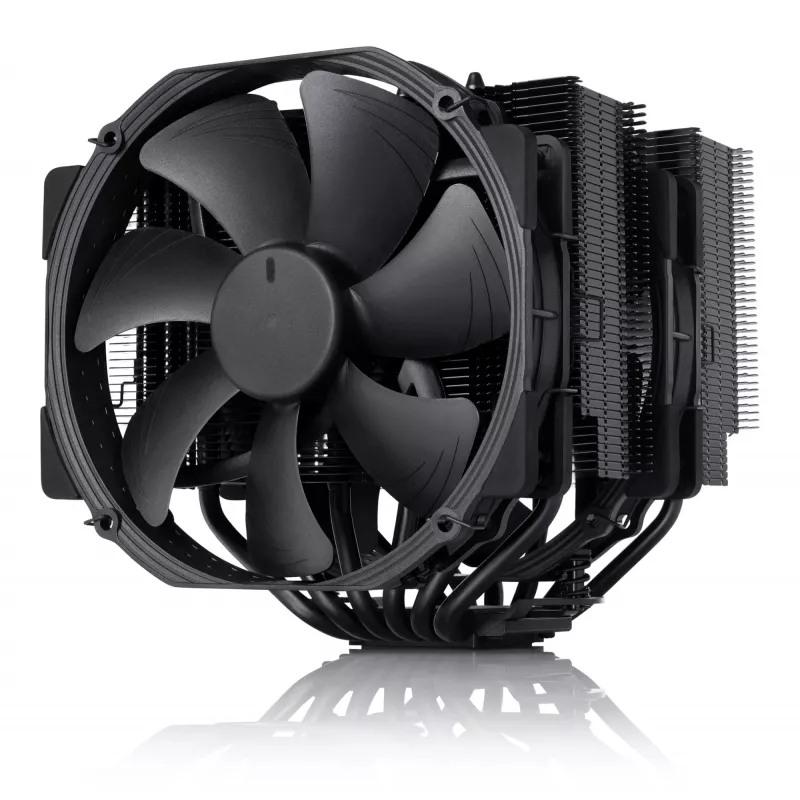 Noctua NH-D15 Chromax Pure Schwarz CPU-Kühler mit zwei 140-mm-Lüftern