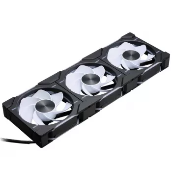 PHANTEKS D30-120 120-mm-ARGB-Gehäuselüfter, Schwarz, 3er-Pack