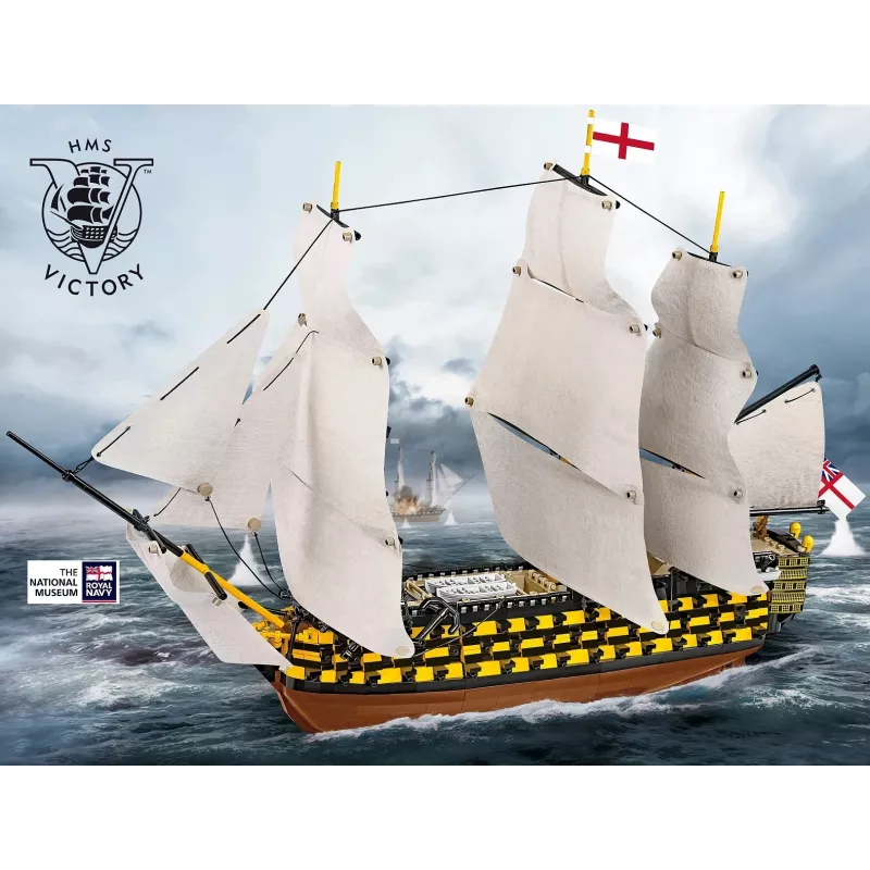 Bausatz Cobi HMS Victory — 2.517 Teile, detailliertes historisches Segelschiffmodell