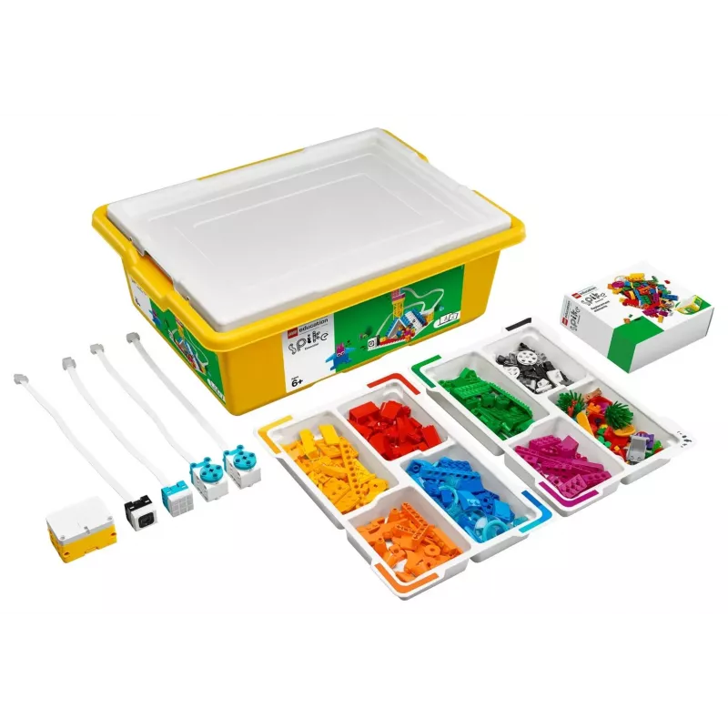 LEGO Education SPIKE Essential Set A+ 45345 – Lernrobotik- und Programmierbausatz, 449 Elemente, ab 6 Jahren