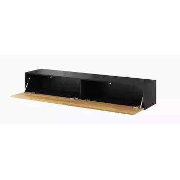 Cama TV Stand VIGO '180' 30/180/40 Schwarz/wotan oak
