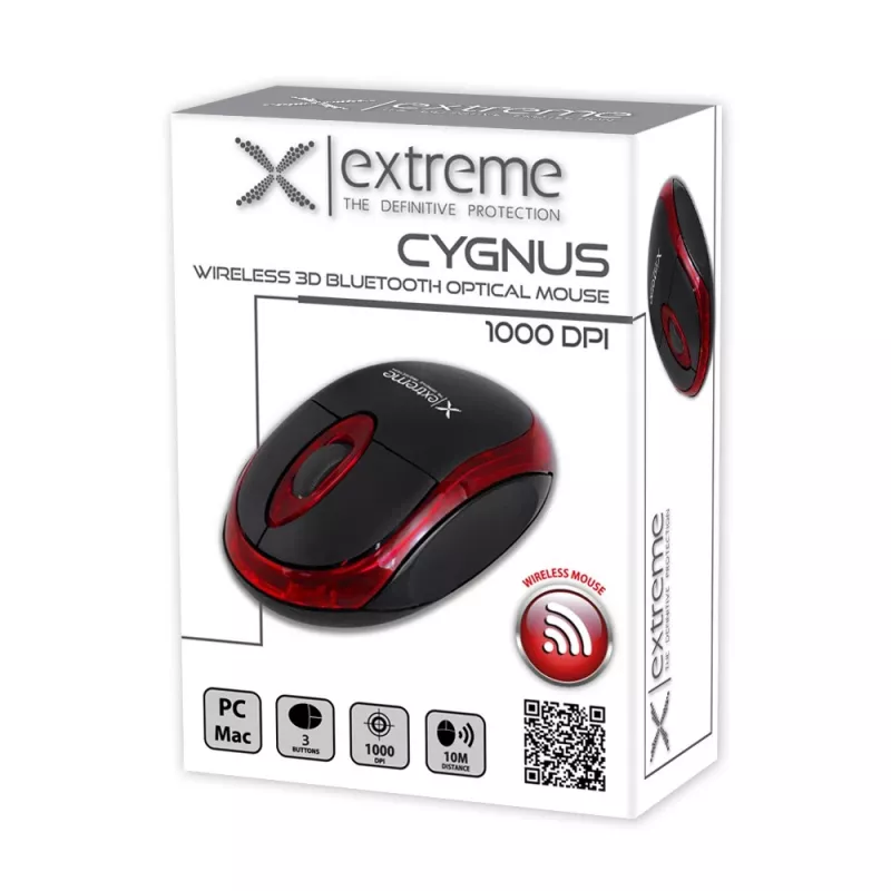 Kabellose optische Bluetooth-Maus 3D Cyngus rot