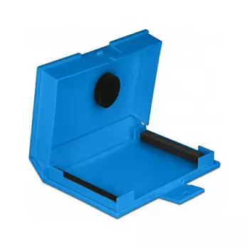 Schutzbox DeLOCK 18373 für 3,5-Zoll-Festplatte Blau