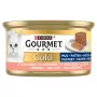 PURINA Gourmet Gold Mousse mit Lachs - Nassfutter für Katzen - 85g