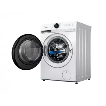 Waschmaschine Midea MF200W80WB/W-HR, Frontlader, 8 kg, 1400 U/min, LCD, Dampf, 60 cm Breite