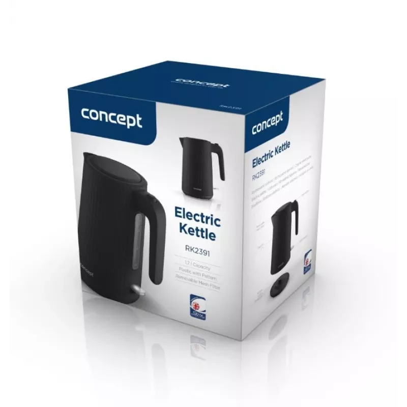 Wasserkocher 1,7 l Concept RK2391 schwarz