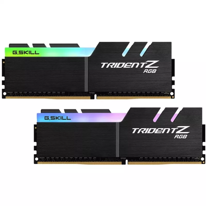 DIMM 16 GB DDR4-3600 (2x 8 GB) Dual-Kit, Arbeitsspeicher schwarz, F4-3600C16D-16GTZRC, Trident Z RGB, INTEL XMP