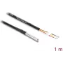 Sensor-/Aktor-Kabel DELOCK 91407, 1 m, Stecker, schwarz