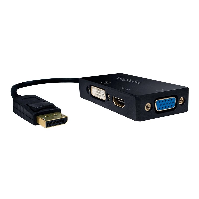 4K DisplayPort-zu-DVI/HDMI/VGA-Konverter