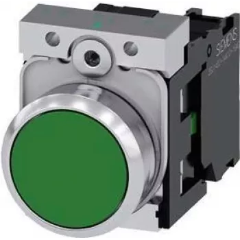Siemens 3SU1150-0AB40-1BA0 elektrischer Stellungsmelder Schwarz, Grün, Silber