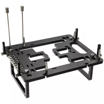 Streacom Benchtable BC1 Mini V2 schwarz – kompakter, passiv gekühlter Open-Frame-Chassis